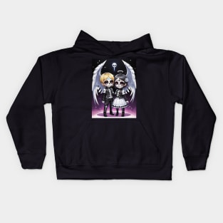 Couples Dia De Los Muertos 0040 Kids Hoodie